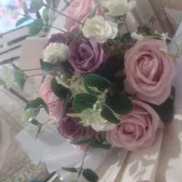 دسته گل زیبا  گل مصنوعی نو