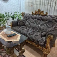 مبل نیمه استیل کاملا سالم|مبلمان خانگی و میز عسلی|صومعهسرا, |دیوار