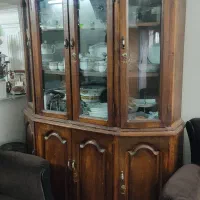بوفه چوبی|بوفه، ویترین، کنسول|علی‌آباد کتول, |دیوار