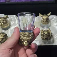 شات سر حیوانات 6 عددی|ظروف سرو و پذیرایی|ساری, |دیوار