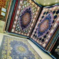 فرش 6 متری 20 تخته مدل ترانه. فیلی سرمه ای