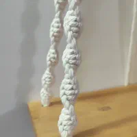 قفسه چوب و‌مکرومه|صنایع دستی و سایر لوازم تزئینی|کرمان, |دیوار