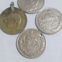 سکه شاهی معاوضه با پرنده|کلکسیون سکه، تمبر، اسکناس|بافت, |دیوار