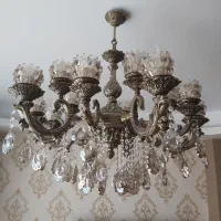 لوستر دای کاس ( آلومینیوم )۱۰ شاخه ۱۵ شعله