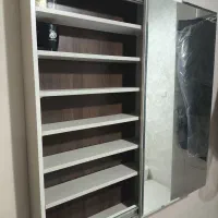 بوفه جاادکلن ووسایل آرایش آینه دار تمام ام دی اف