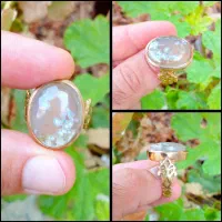 انگشترهای مردانه عقیق شجر فیروزه|جواهرات|بوشهر, |دیوار