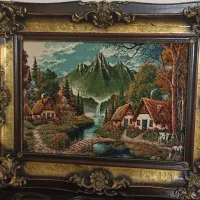 تابلو فرش زیبا|تابلو فرش|قم, شاه ابراهیم|دیوار