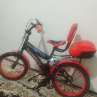 دوچرخه المپیا مدل بتمن سایز۱۶ درحدنو