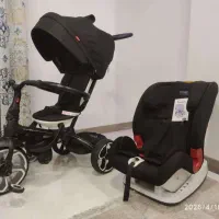 سه چرخه و صندلی خودرو کودک