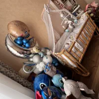 تخت گواره شو کنار مادر چوبی باآویز نو|تخت و صندلی بچه|تهران, خانی آباد نو شمالی|دیوار