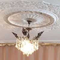 لوستر تمام فلز ۵ شاخه