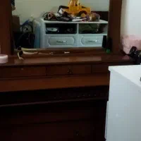 دراور و آیینه به همراه میز ارایش|جاکفشی، کمد، دراور|خمین, |دیوار