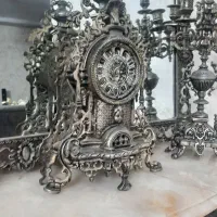 اینه کنسول و ساعت برنجی|بوفه، ویترین، کنسول|قرچک, میرزائی جنوبی|دیوار