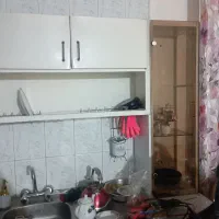کابینت آب چکان و ظرفشویی و کابین زیرش