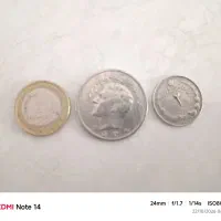 سکه قدیمی شاه و اسپانیا