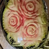 میوه آرایی و حکاکی هندوانه وکدو حلوایی شب یلدا