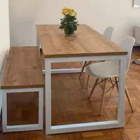صندلی پایه ایفلی با میز رستیک روس|میز و صندلی غذاخوری|تهران, آرارات|دیوار
