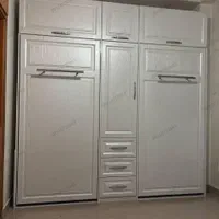 تخت کمجا مدل 01همراه کمددیواری تختخواب کم‌جا تاشو|تخت و سرویس خواب|تهران, خانی آباد نو جنوبی|دیوار