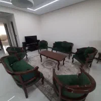 مبل تمام چوب آنتیک کاملا سالم