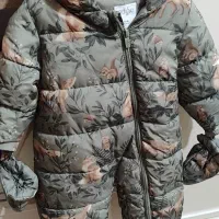 کاپشن خارجی . پالتو . سرهم خز دار