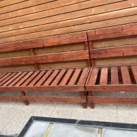 صندلی الاچیق چوبی|میز و صندلی غذاخوری|رویان, |دیوار