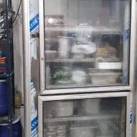 یخچال فریزر دو درب ایستاده کاملا استیل|کافیشاپ و رستوران|رشت, خواهر امام|دیوار
