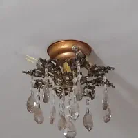 لوستر سقفی برنزی ۲ شعله