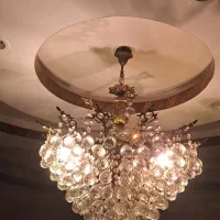 لوستر ۱۲ شاخه برنزی