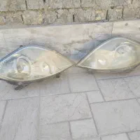 ۲ عدد چراغ جلو تیبا ۱ همراه با لامپ بفروش میرسد|قطعات یدکی و لوازم جانبی|امیدیه, |دیوار
