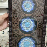 تابلو بشقاب مینا کاری