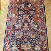 فرش دستباف کاشمر قدیمی نقش زیرخاکی بی نظیر و کمیاب