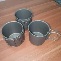 لیوان فلزی روکش تیتانیومی کمپ