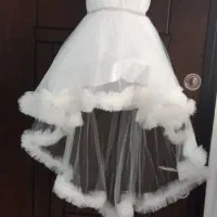 لباس مجلسی دخترانه سایز ۳۴ کلا یه بارپوشیده شده