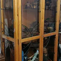 ویترین چوب و فرفورژه