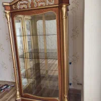 بوفه ویترین آینه دار  کاملا سالم