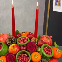 شمع یلدا|صنایع دستی و سایر لوازم تزئینی|رودهن, |دیوار