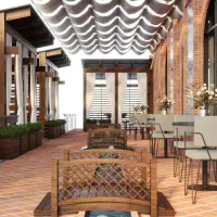 باریستا وگارسون خانم در عمان (رستوران ایرانی)