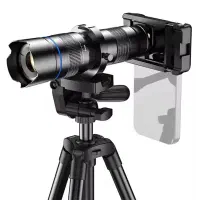 لنز موبایل با سه‌پایه عکاسی مدل APEXEL 20-40X|دوربین عکاسی و فیلم‌برداری|تهران, چیذر|دیوار