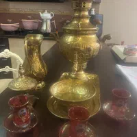 سماور زغالی برنج|سماور، چای‌ساز، قهوه‌ساز|تهران, ائمه اطهار|دیوار
