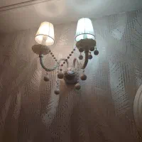 لوستر شش شعله ودیوار کوب دو شعله|لوستر و چراغ آویز|فردیس, شهرک راه آهن|دیوار