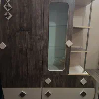 سرویس خواب کودک و نوجوان تمیز 3تکه همراه با تشک|تخت و سرویس خواب|کرج, باغستان|دیوار