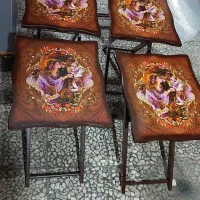 میز عسلی تاشو در طرح مختلف کار معرق براق