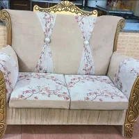 مبل ۷نفره بههمراه میز و عسلی|مبلمان خانگی و میز عسلی|لاران, |دیوار