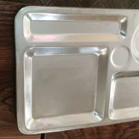سینی سلف سرویس 4 خانه استیل