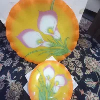 ی دست ۶تایی بشقاب میوه خوری همراه با سینی فروشی