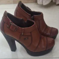 نیم بوت چرم طبیعی