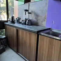 کانتر(میز بار) و سه تیکه کابینت و سینک و قفسه|کافی‌شاپ و رستوران|قزوین, |دیوار
