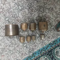 ۷ عدد وزنه ترازو به شدت قدمت دار