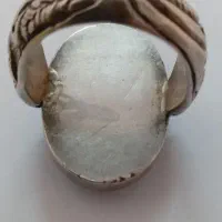 انگشتر خط یا ثارالله عقیق سرخ یمنی