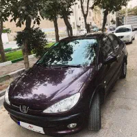 V8 206 sd(درحدخشک) بدون رنگ کیلومتر ۹۷هزار